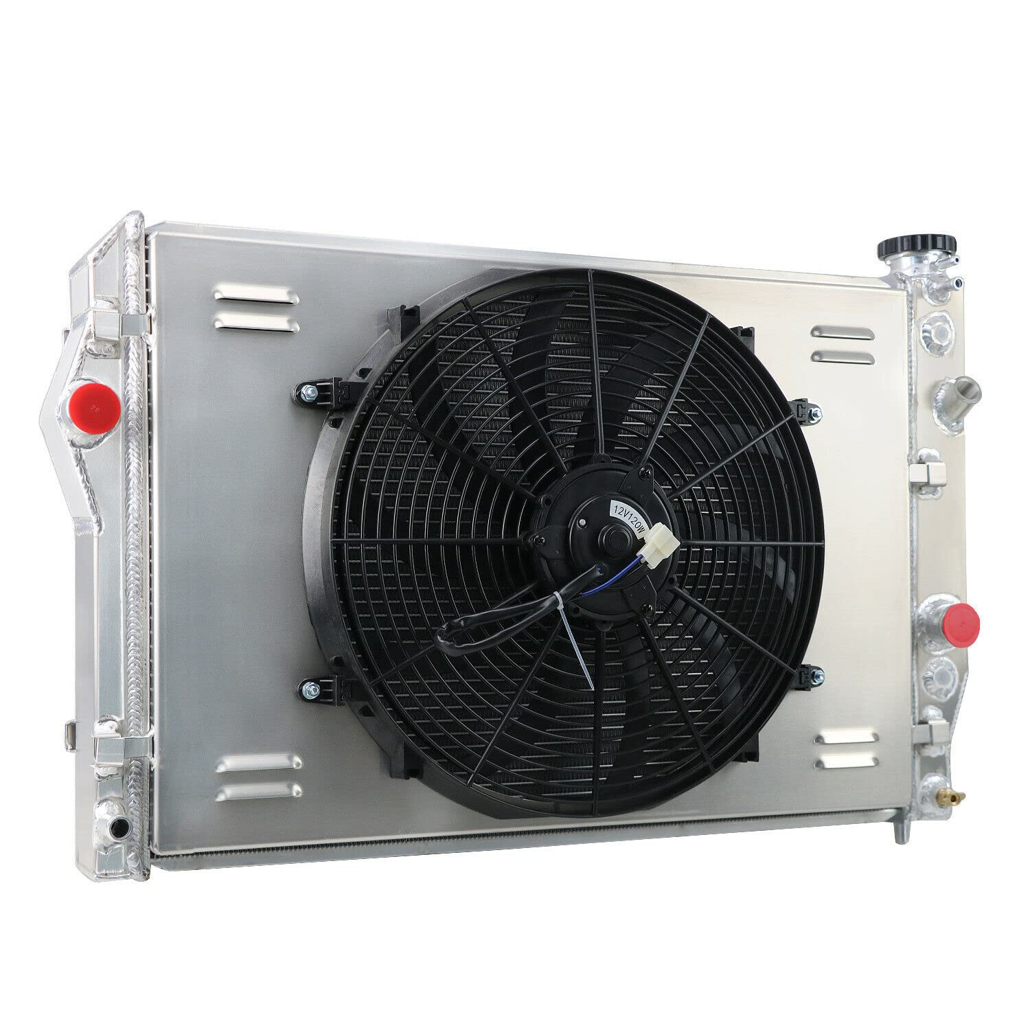 Amazon | OzCoolingParts 3列コアアルミラジエーター + 16インチファン